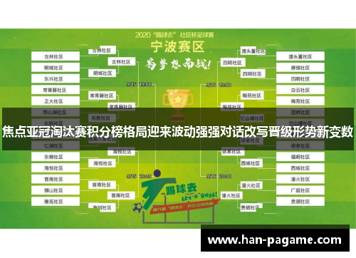 焦点亚冠淘汰赛积分榜格局迎来波动强强对话改写晋级形势新变数 焦点亚冠淘汰赛积分榜格局迎来波动强强对话改写晋级形势新变数